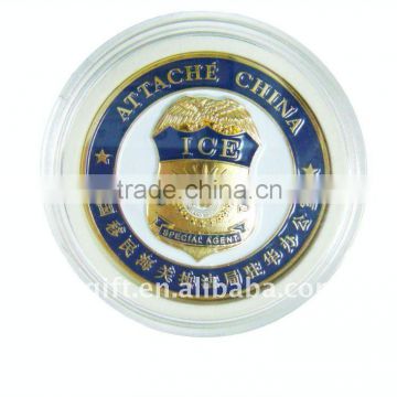 public relations commemorative coin with folding boxes
