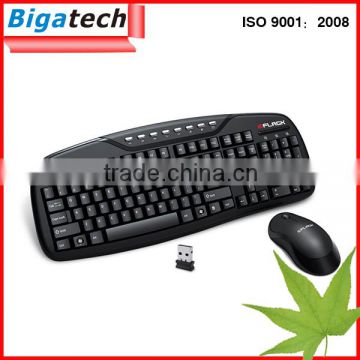 Latest Computer mini rechargeable wireless mouse and keyboard