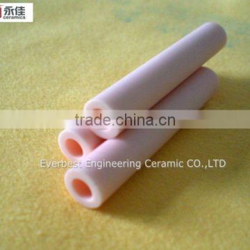 99%industrial Alumina ceramic pink sleeve