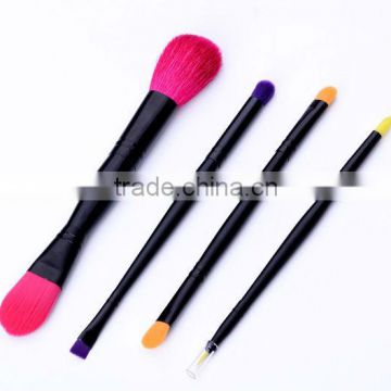 New design! Best quality wooden handle double side eye shadow airbrush makeup
