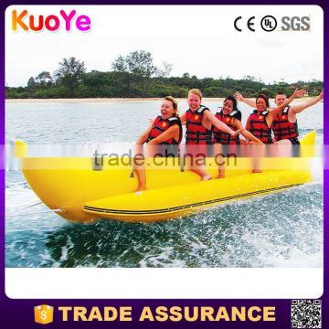cheap amusing inflatable banana boat for sale,inflatable water games for adults