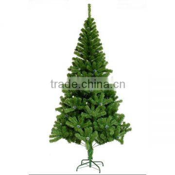 good quality low price PVC christmas tree with pine cone for home decoration