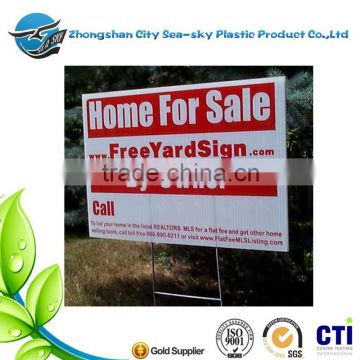 cheaper price Custom Corflute Signs wall construction material