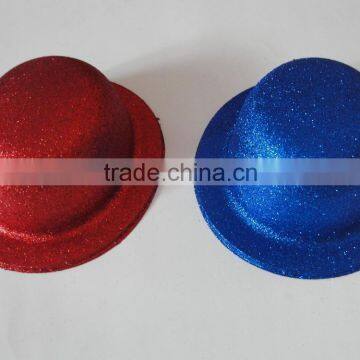 PVC glitter round cap party decoration