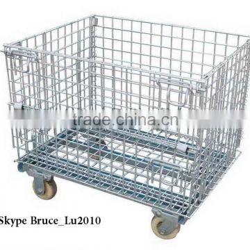 Stacking Metal Wire Mesh Pallet Cage