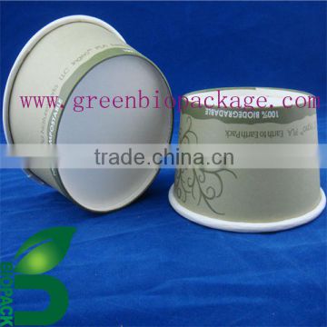 PLA paper disposable biodegradable soup bucket