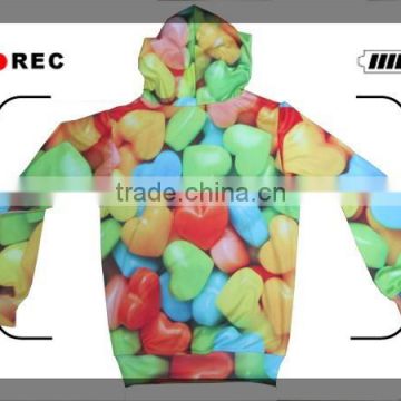 2015 Sexy Hot Sale Lady Fashion Colorful Hoody