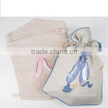 hand embroidery shoe bags ,embroidery lingerie bags,embroidery laundery bags