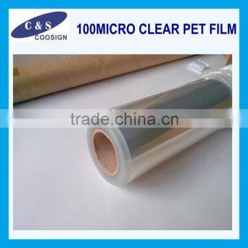 100micro waterproof inkjet clear PET film