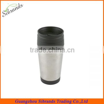 stainless steel travel mug & plastic travel mug