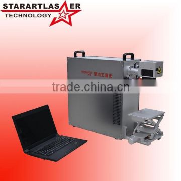 Portable 10W Fiber Laser Marking Machine China Machine