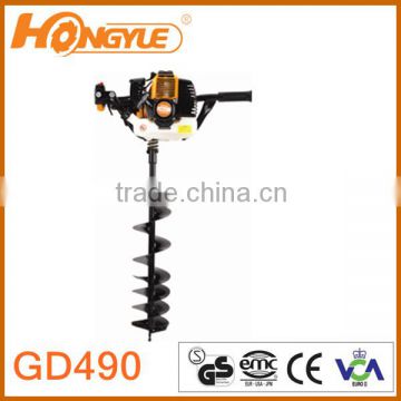 reliable 1.6kw 49CC CE petrol Earth auger GD490 with easy start