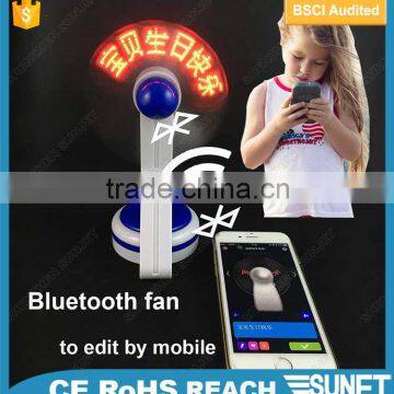 2016 new inventions made in china bluetooth new usb programmable fan