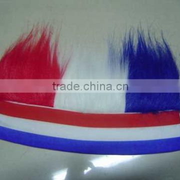 wholesale price large stock mixed color headband wigs crazy hair band