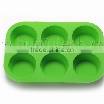 6cups Food Grade Silicone Cake Pan