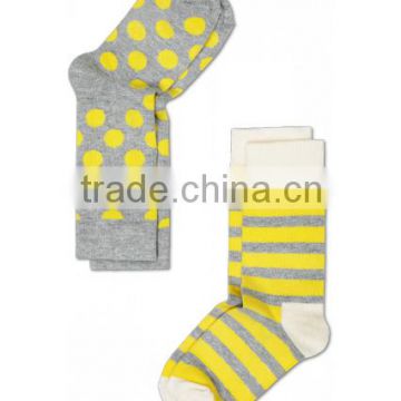 Custom Wholesale Elite Teen Boys' Girls' Kids' Dots Stripe Cotton Sock