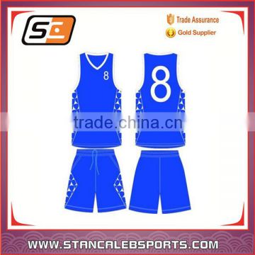 Stan Caleb Polyester dry fit basketball jersey uniform design