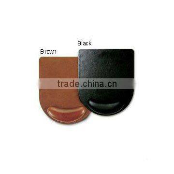 Customised promotional faux leather mouse pads