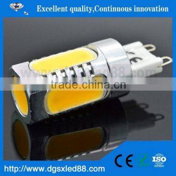 1.2W 6pcs smd5050 with CE&ROHS dimmable G4 led 12V AC
