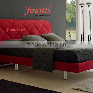 2016 New Upholstered Fabric Leather Beds Design Low price for Bedroom