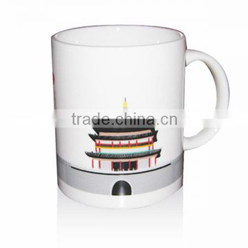 2016 New promotional customized logo mugs ceramic cups