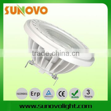 sunovo 1ow AR111 G53 LED spotlight have TUV and ERP certificate.