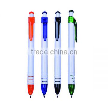 Hot selling custom advertisement matte colorful plastic ball pen