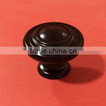 Shabby Zinc Alloy Furniture Knob and black drawer knob and round cabinet knob