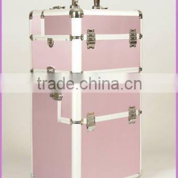Pink Beauty Box With Trolley-Ideal for Beauty therapists & hair dressers
