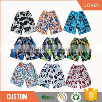 Dry fit polyester Printed sport shorts