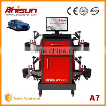 China laser 4 wheel alignment factory for auto garage service
