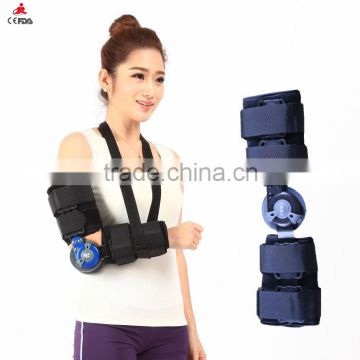 CE/FDA Approval orthopedic arm elbow immobilizer Rom Elbow Brace hinge elbow support With Arm Sling