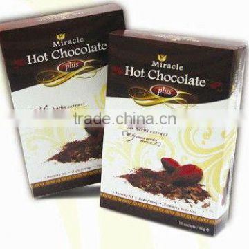Effective diet hot chocolate instant drink