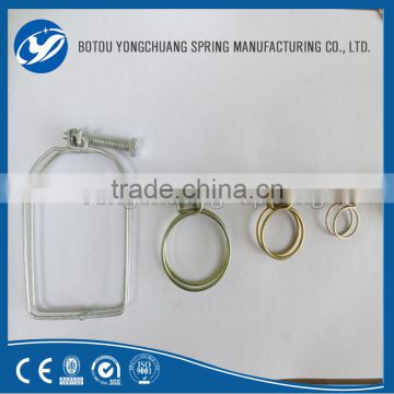 Double-wire Grip Clamps Spring Band Screw Stainless Steel Double Wire Hose Clamp