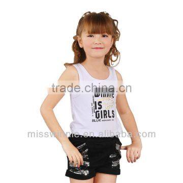 fashion kids cotton tank top desings