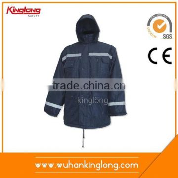 High Visibility Reflective Oxford Shell Safety Winter Parka