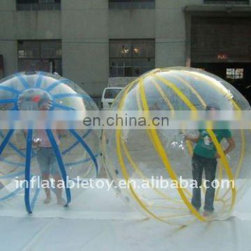 2m inflatable water ball with colorful strip