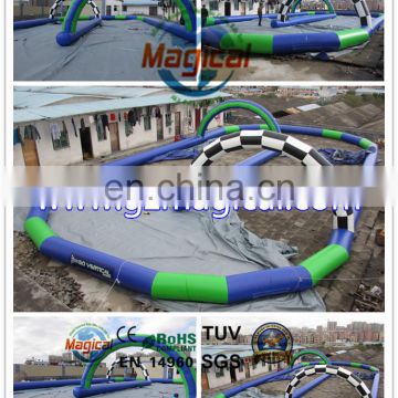 kids and adults inflatable go cark track inflatable sport games inflatable games
