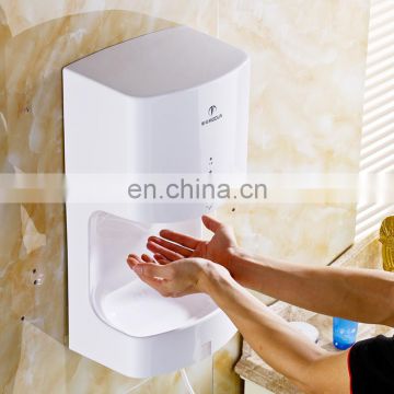 MODUN Wall Mounted Installation High Speed Sensor Hand Dryer For Bathroom and Household