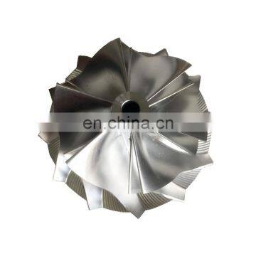 GT15-25 784369-000 6+6 blades 46.50/60.01mm high Performance milling/aluminum 2618/billet compressor wheel