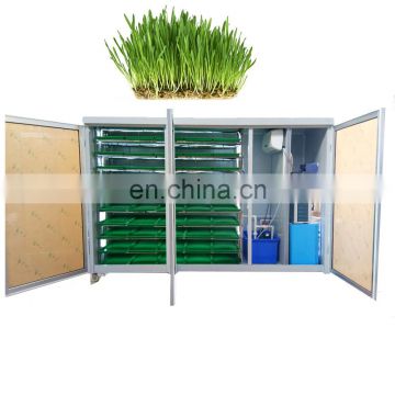100kg/day good manufacturer best price barley grass automatic  hydroponic fodder machine/hydroponic fodder contactiner