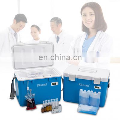 12L Portable Hard Plastic Medical Cooler Box For Temperature Control Vaccine Blood Transportation