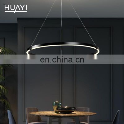 HUAYI Good Price Modern Villa Indoor Hanging Round Shape LED Nordic Antique Pendant Lamp