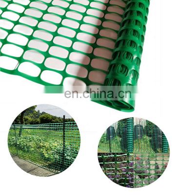 4' X 100' green HDPE temporary fencing plastic safety garden netting for rabbits dogs