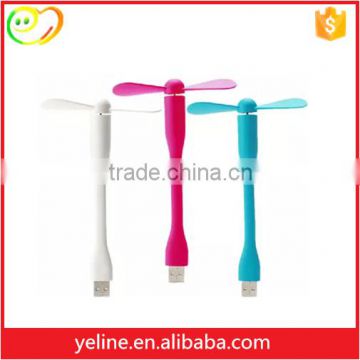 Hand free flexible usb mini fan for iphone 6 and for android