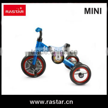 Rastar bicycle made in china BMW MINI licensed 3 wheel mini children bike