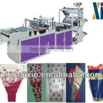 Factory Supplier Good Quality Fully Automatic Plastic Abnormity bags/Flower Bags/Pyramid Type Bag Making Machine