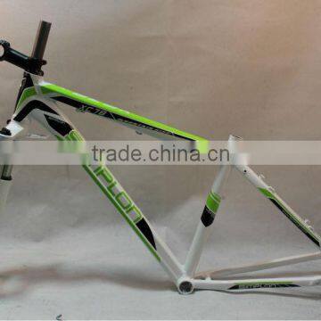 OEM Alloy Mountain bike frame XC-78 Green MADE IN CHINA