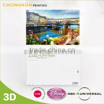 promotional 3d lenticular post card