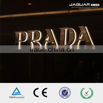 led high quality metal backlit letters for advertisising